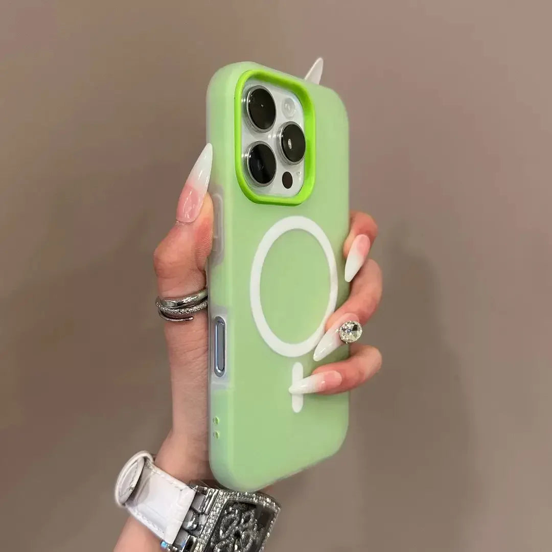 Candy Color 2-in-1 Magsafe Phone Case for iPhone