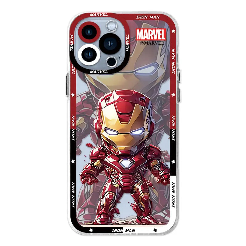 Marvel Iron Man & Spider-Man Phone Case for iPhone