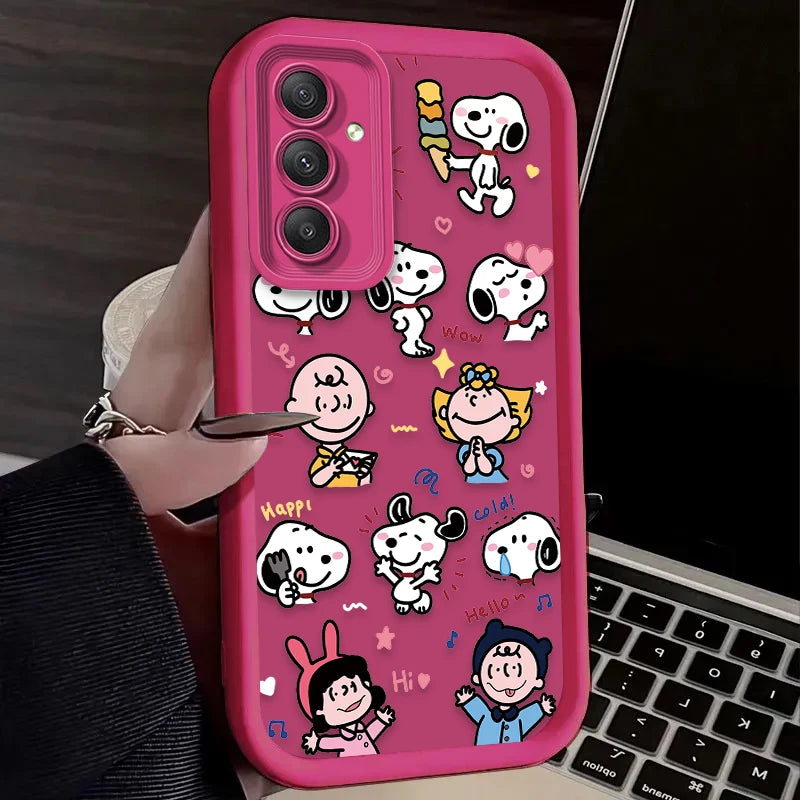 Snoopy Flower Samsung Case