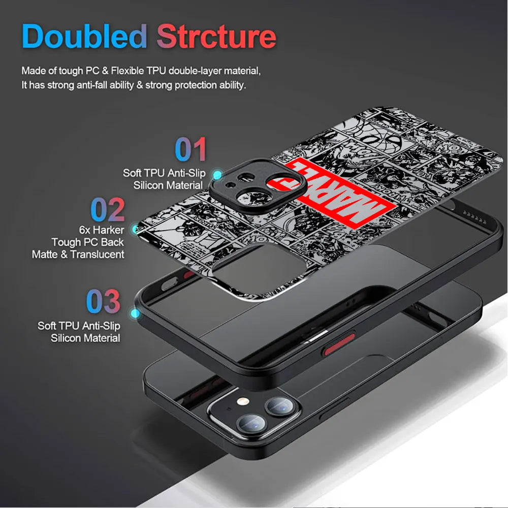 Marvel Spiderman & Iron Man iPhone Case