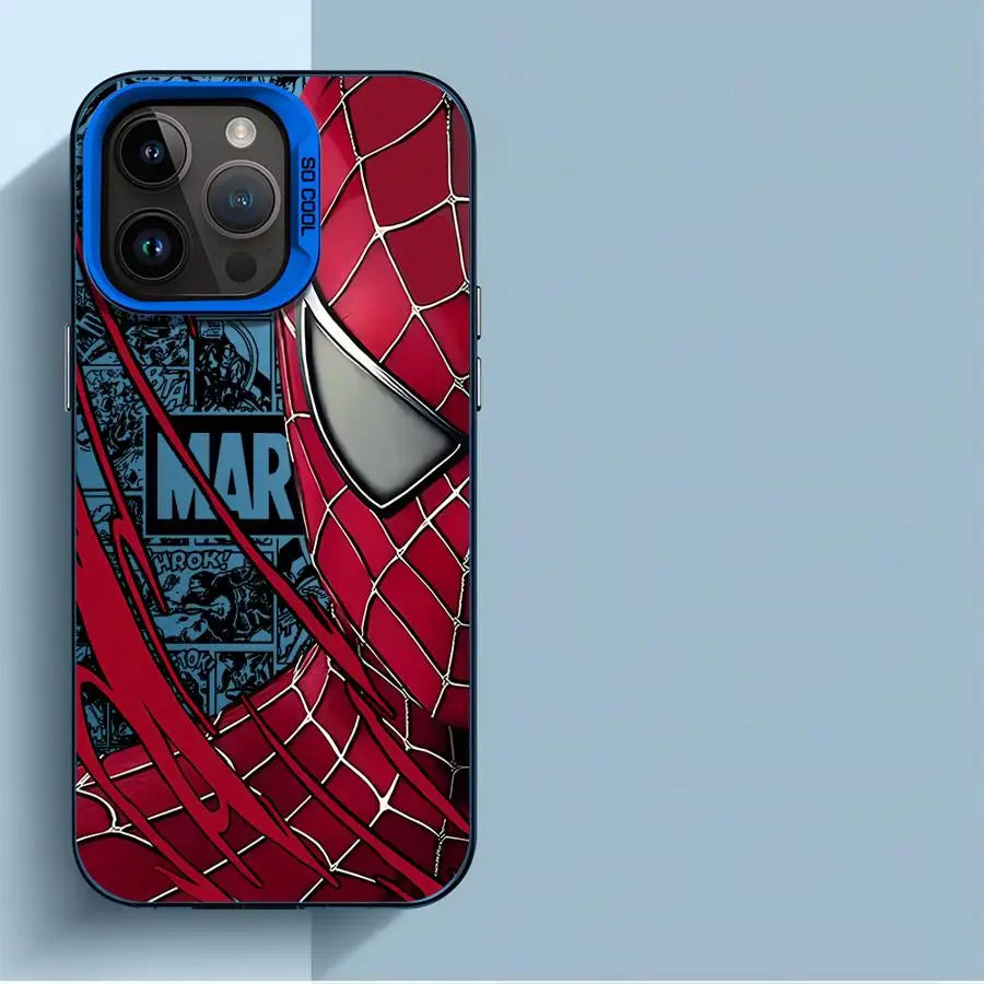 Spider-Man Half Face Soft iPhone Case