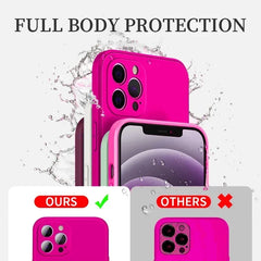Square Liquid Silicone Shockproof Case