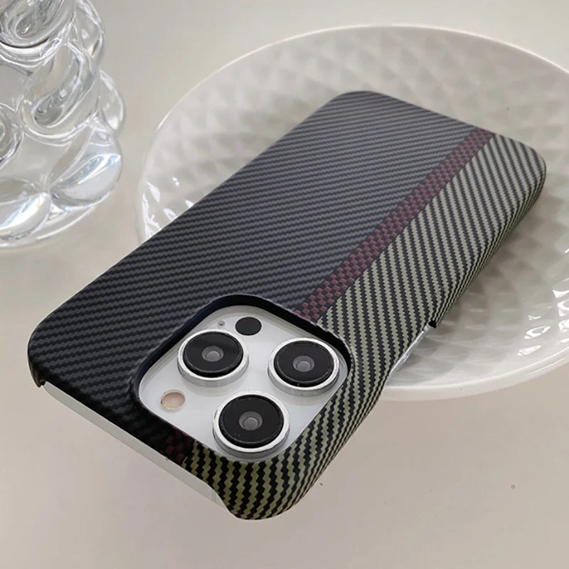 Carbon Fiber Frameless Shockproof Case