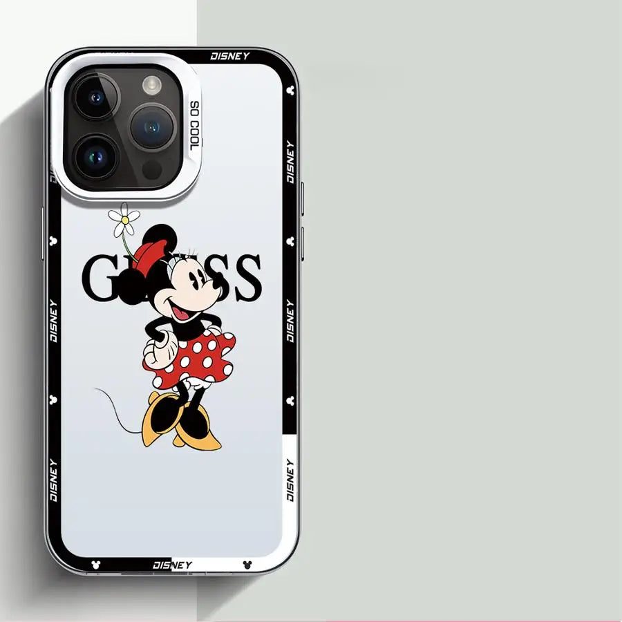 Mickey & Minnie Cartoon Soft iPhone Case