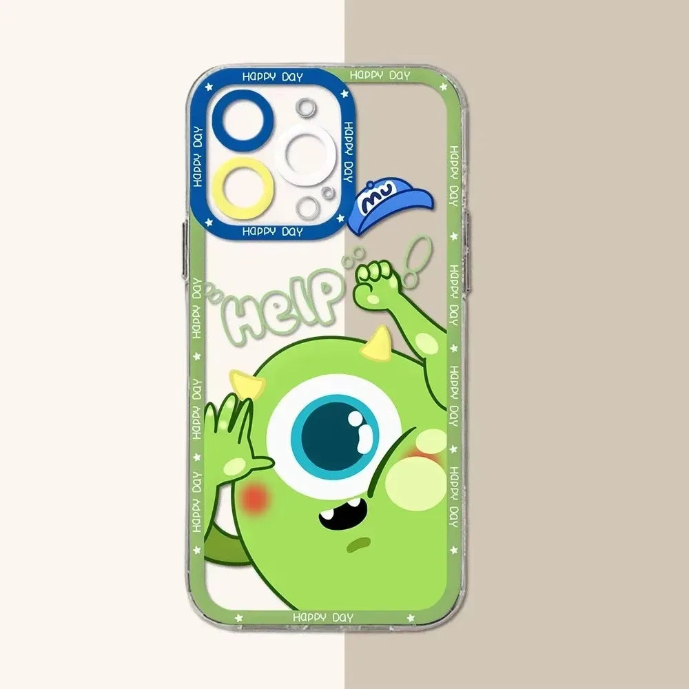 Monsters University Clear Phone Case
