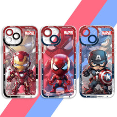Marvel Iron Man & Spider-Man Phone Case for iPhone