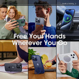 Metal Ring Kickstand Magnetic Case for iPhone