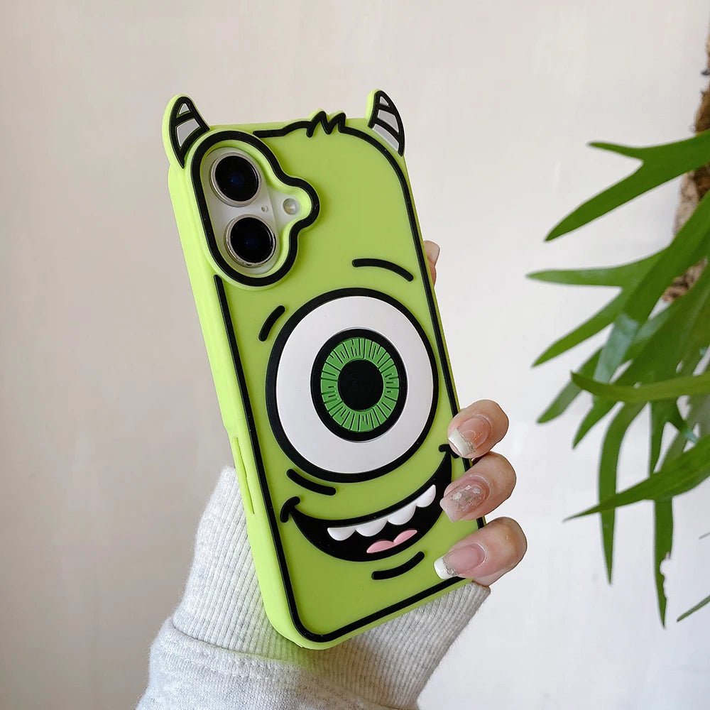 Monsters 3D Silicone Phone Case