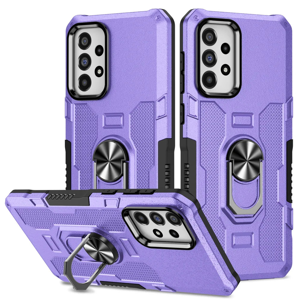 Shockproof Armor Ring Stand Case for Samsung Galaxy