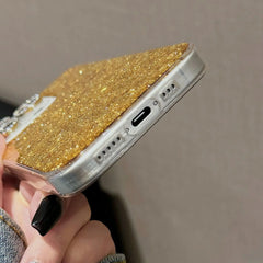 Starry Glitter Bling Silicone Case for iPhone