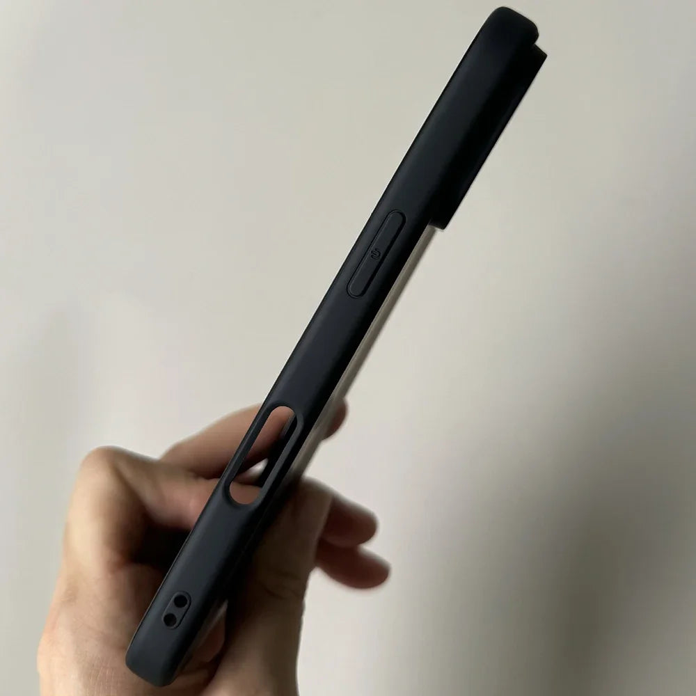 Full Black Matte Silicone Case for iPhone