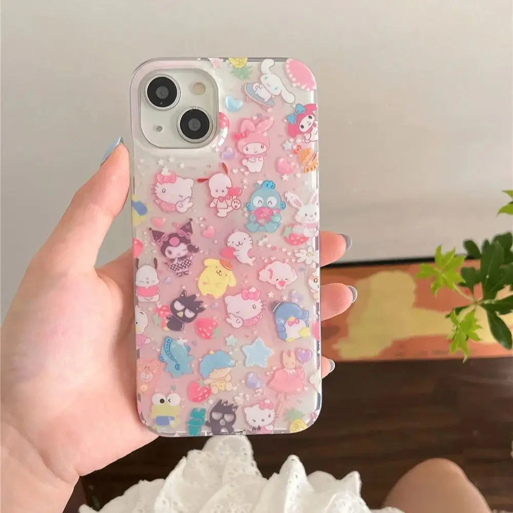 Hello Kitty & Kuromi Cartoon Phone Case