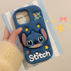 3D Stitch Grip Silicone Phone Case
