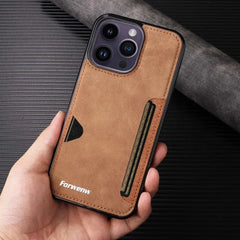 Retro PU Leather Wallet Phone Case for iPhone