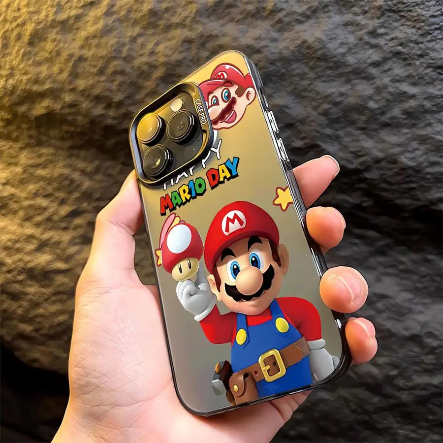 Supers M-Marios Cartoon Phone Case for iPhone