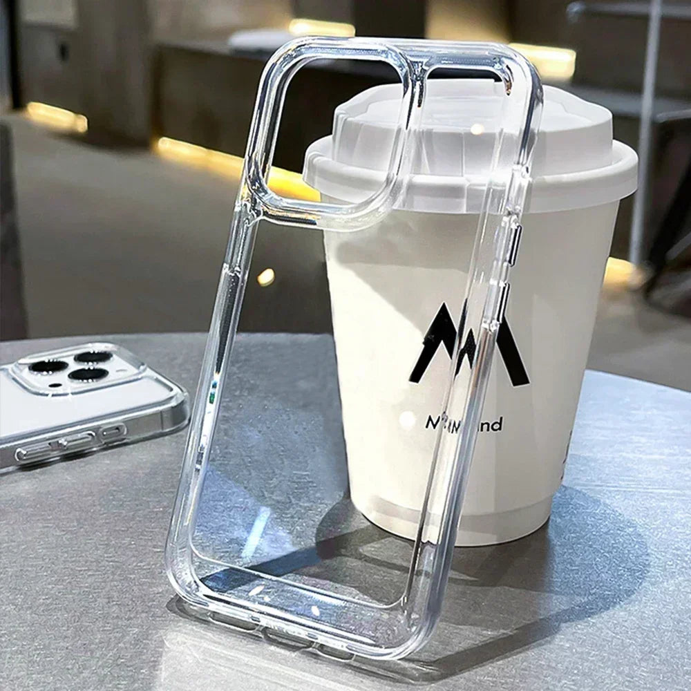 Clear Shockproof Armor Case for iPhone