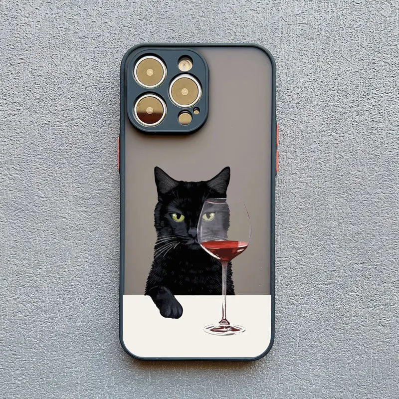 Funny Cat Daily Life Phone Cas