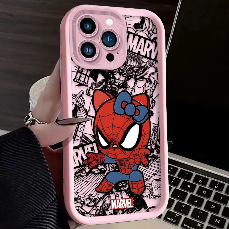 Spider-Man & Hello Kitty Phone Case