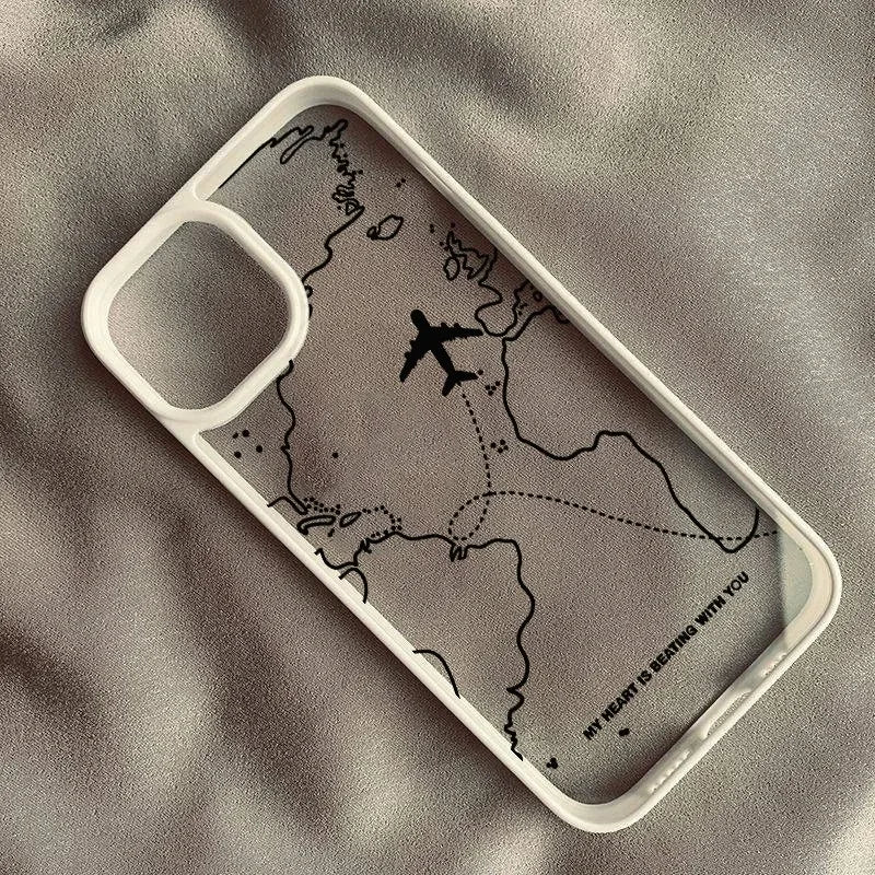Airplane Route iPhone Case