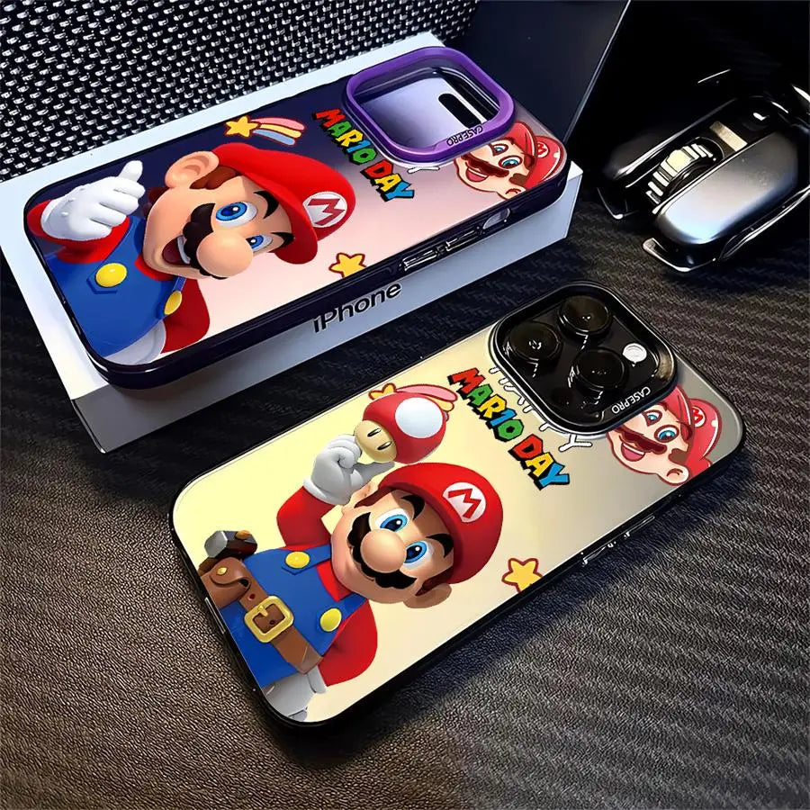 Supers M-Marios Cartoon Phone Case for iPhone