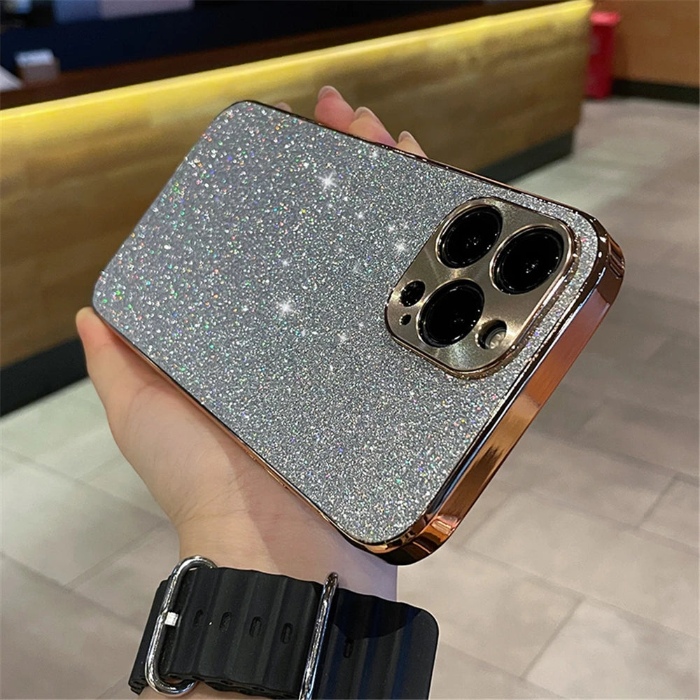 Golden Sparkle iPhone Case