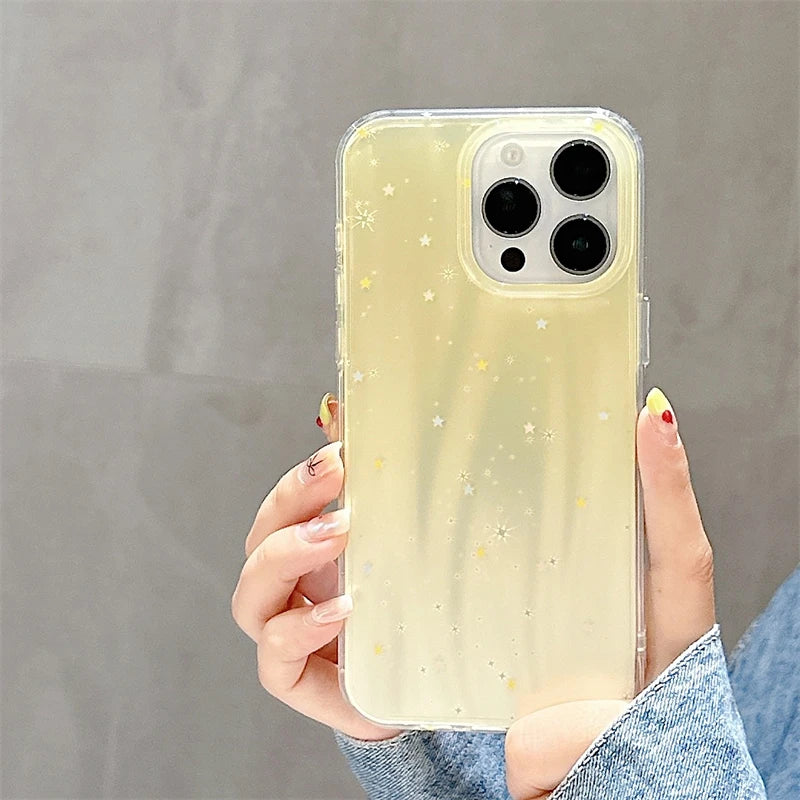 Gradient Star Glitter Phone Case