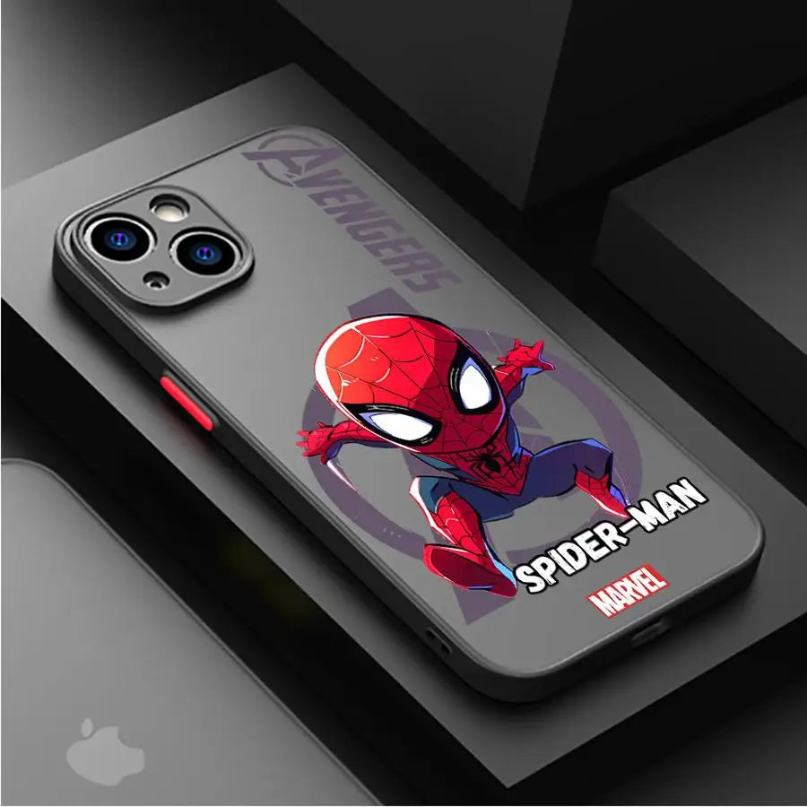 Marvel Spider-Man & Groot Phone Case for iPhone
