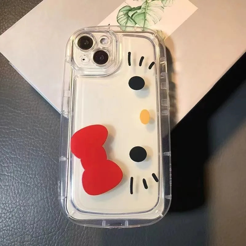 Hello Kitty Red Bow Strap Phone Case