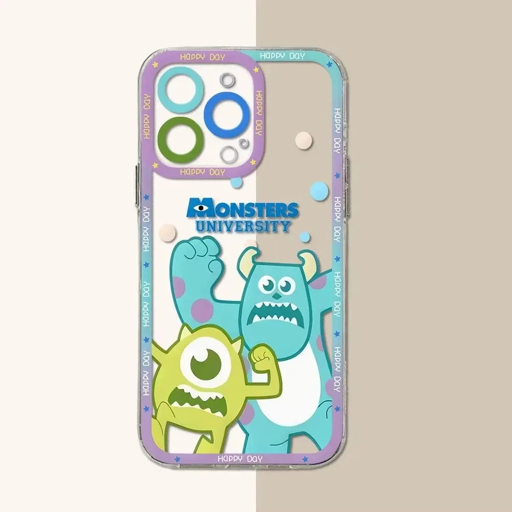 Monsters University Clear Phone Case