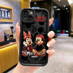 Mickey & Minnie Cartoon Soft Case