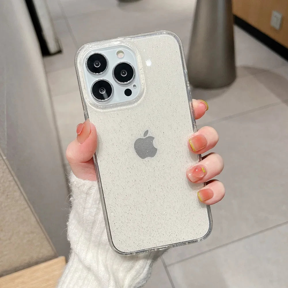 Glitter Bumper Clear Case for iPhone