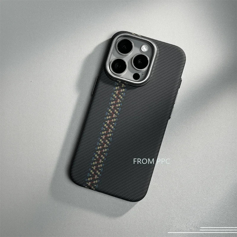 Carbon Fiber MagSafe Phone Case for iPhone