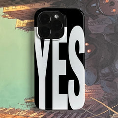 NO and YES Letter Case for iPhone