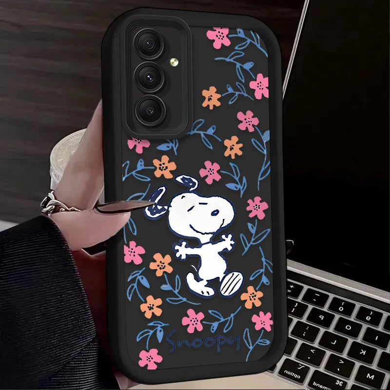 Snoopy Flower Samsung Case
