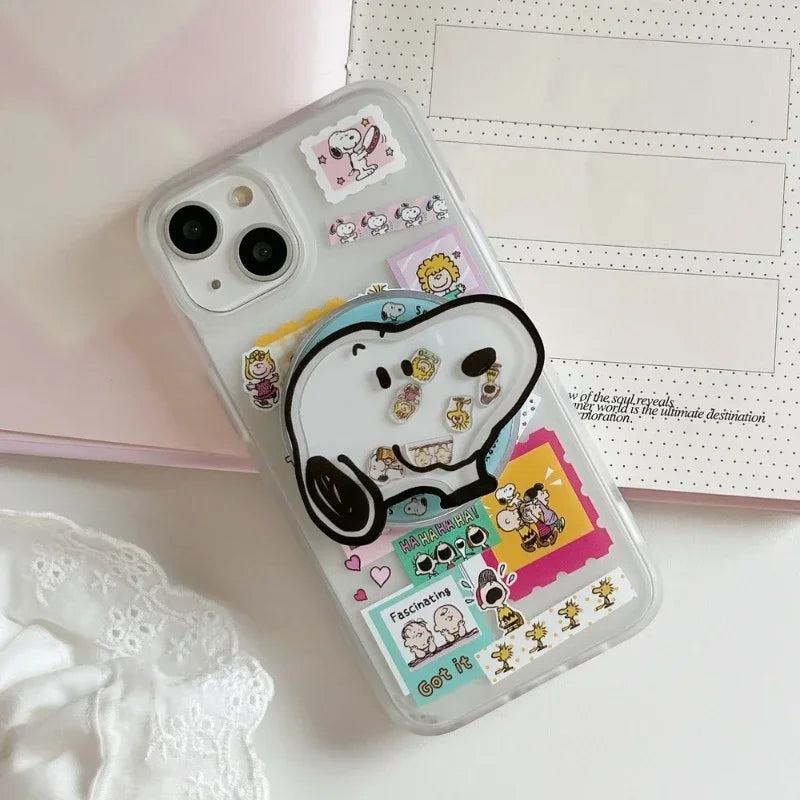 Snoopy Charlie Brown Magnetic Phone Case