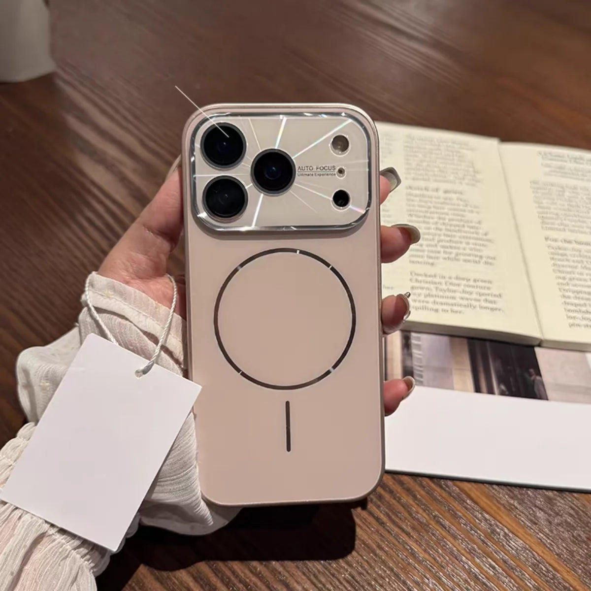 Magnetic Plating Camera Protect Phone Case