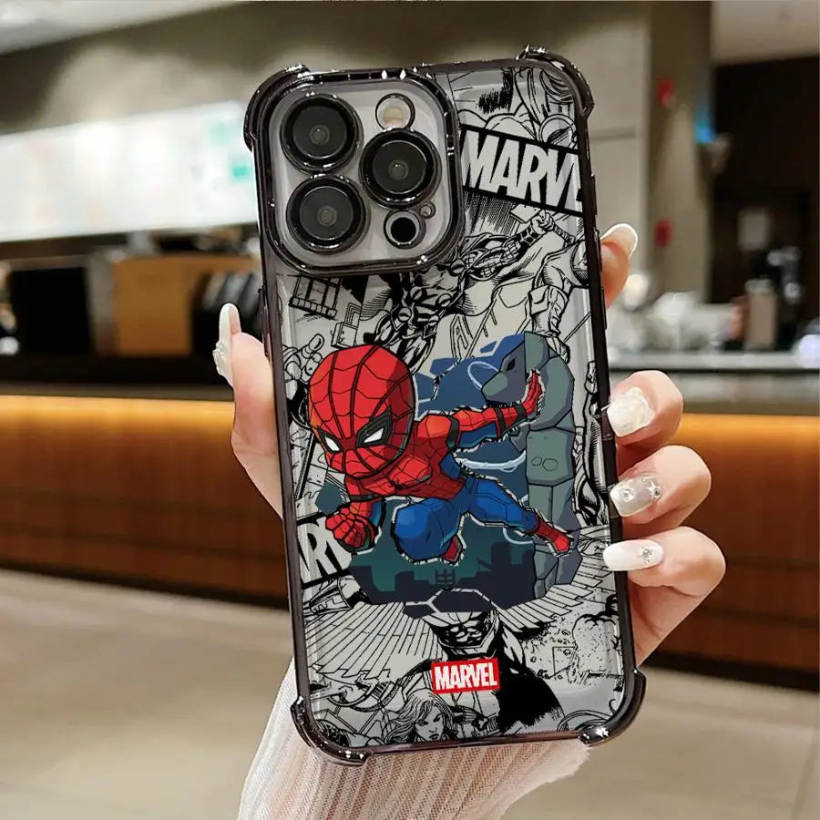 Spider-Man & Captain America Phone Case