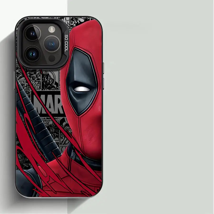 Spider-Man Half Face Soft iPhone Case