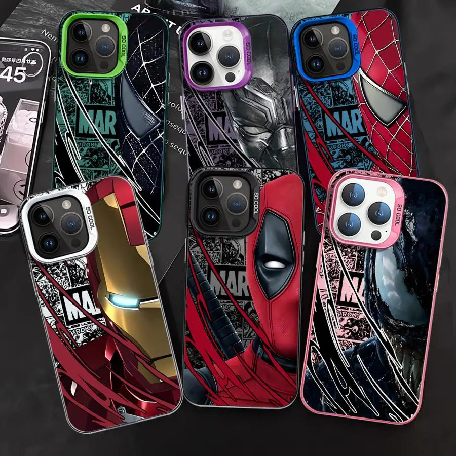Spider-Man Half Face Soft iPhone Case