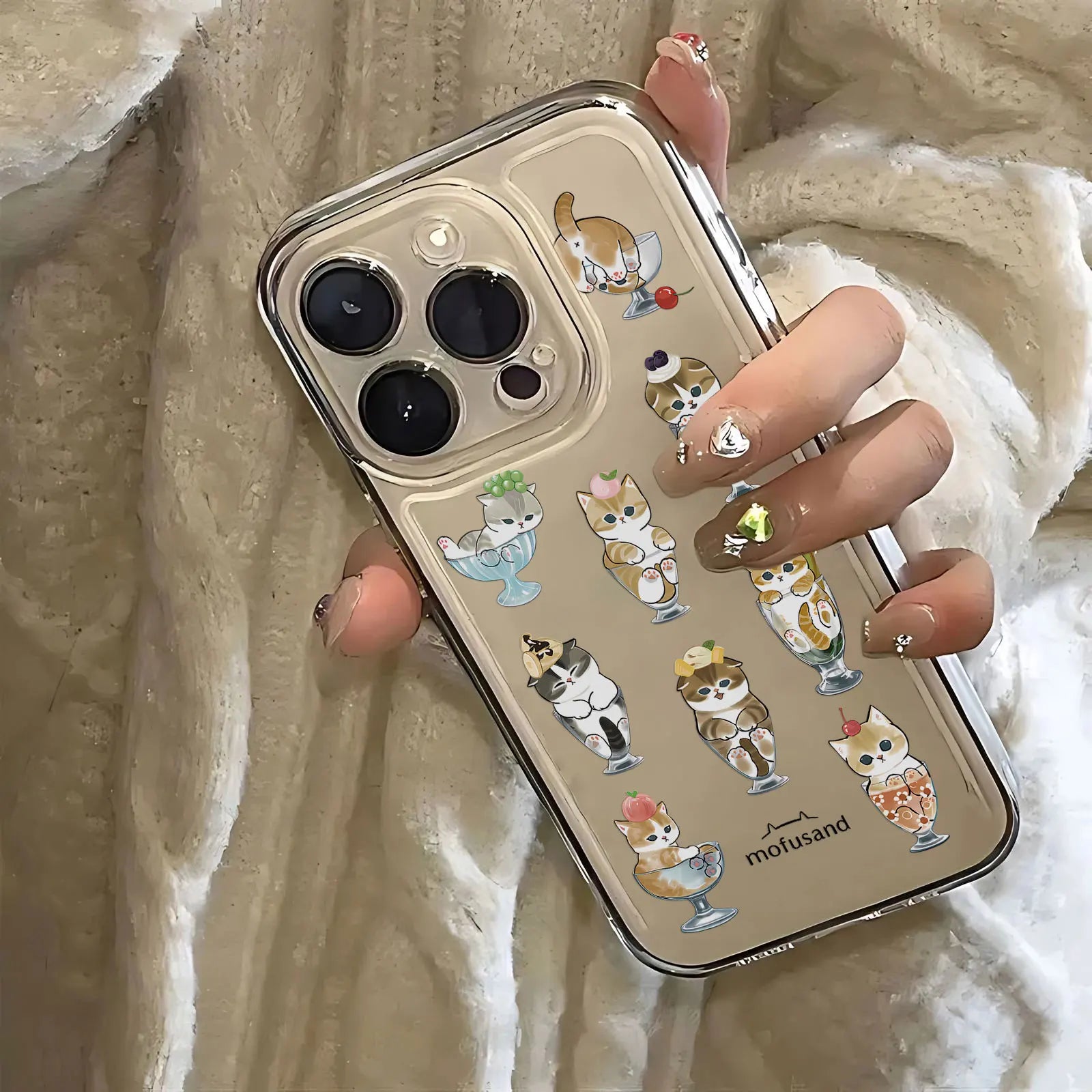 Cute Mofusand Cat Phone Case