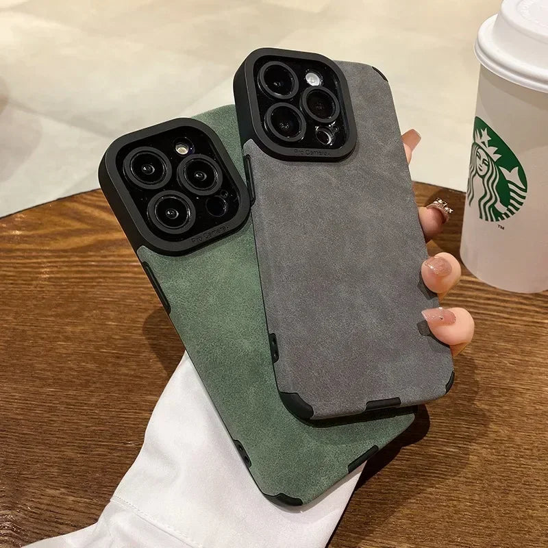 Fur Leather Phone Case
