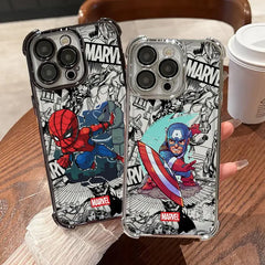 Spider-Man & Captain America Phone Case