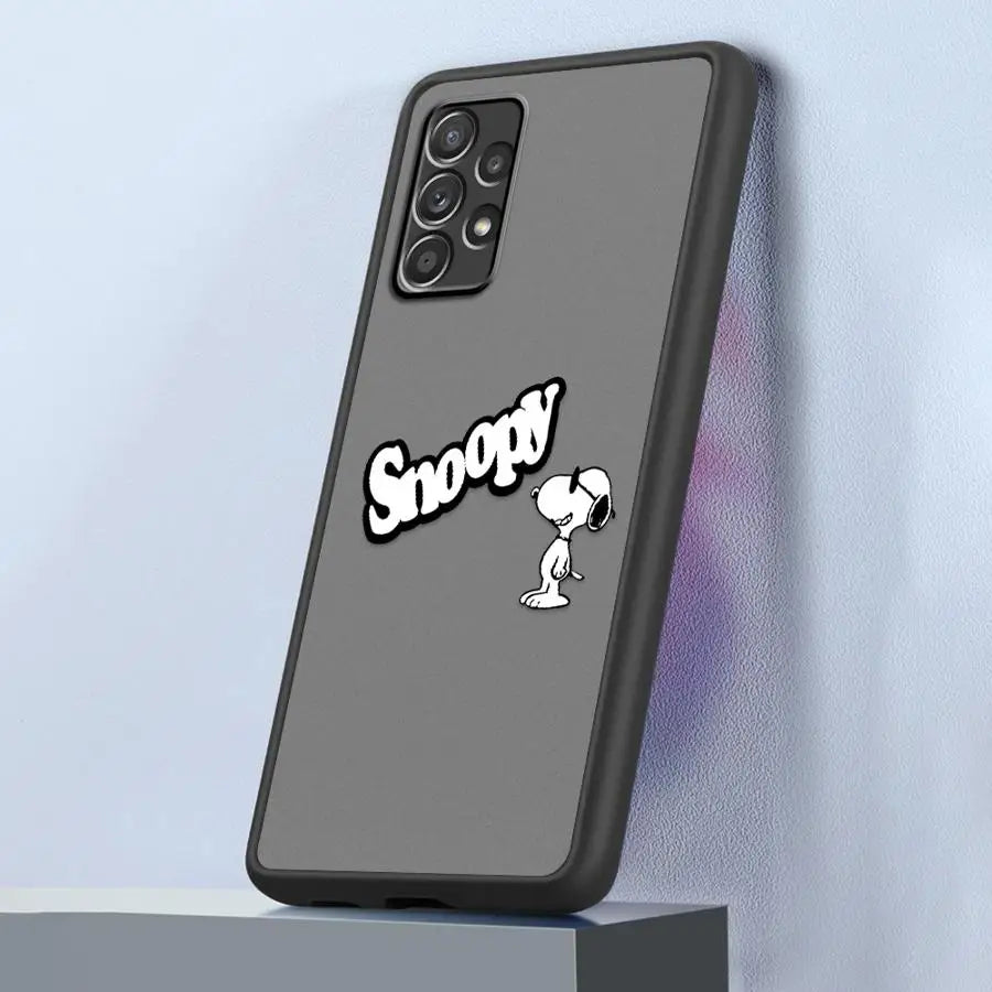 Snoopy Astronaut Cartoon Case for Samsung Galaxy