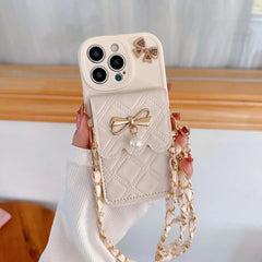 Bowknot Crossbody Wallet Phone Case