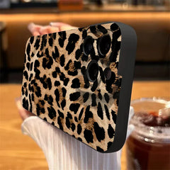 Leopard Print Soft Silicone Phone Case