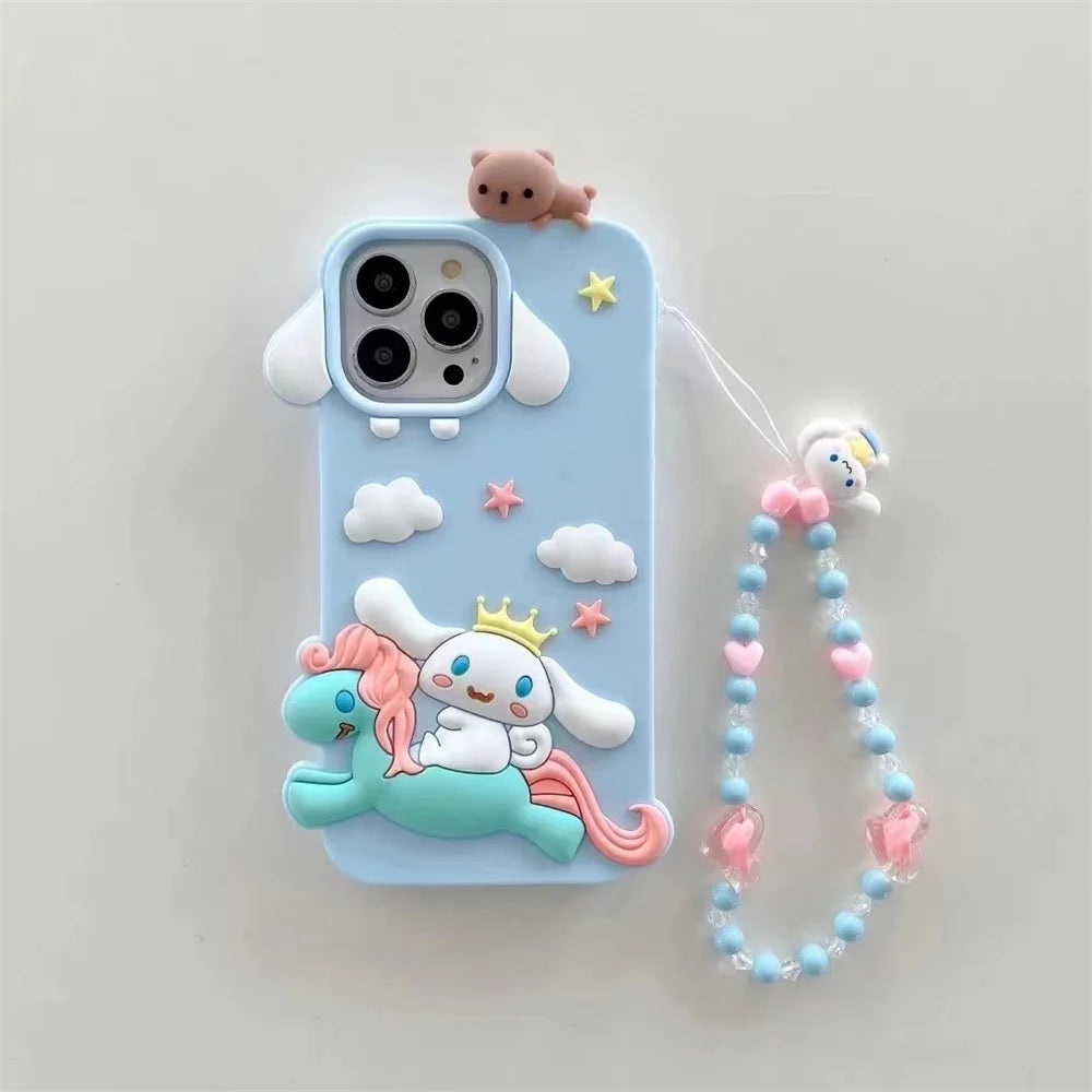 3D Cinnamoroll Cartoon Phone Case