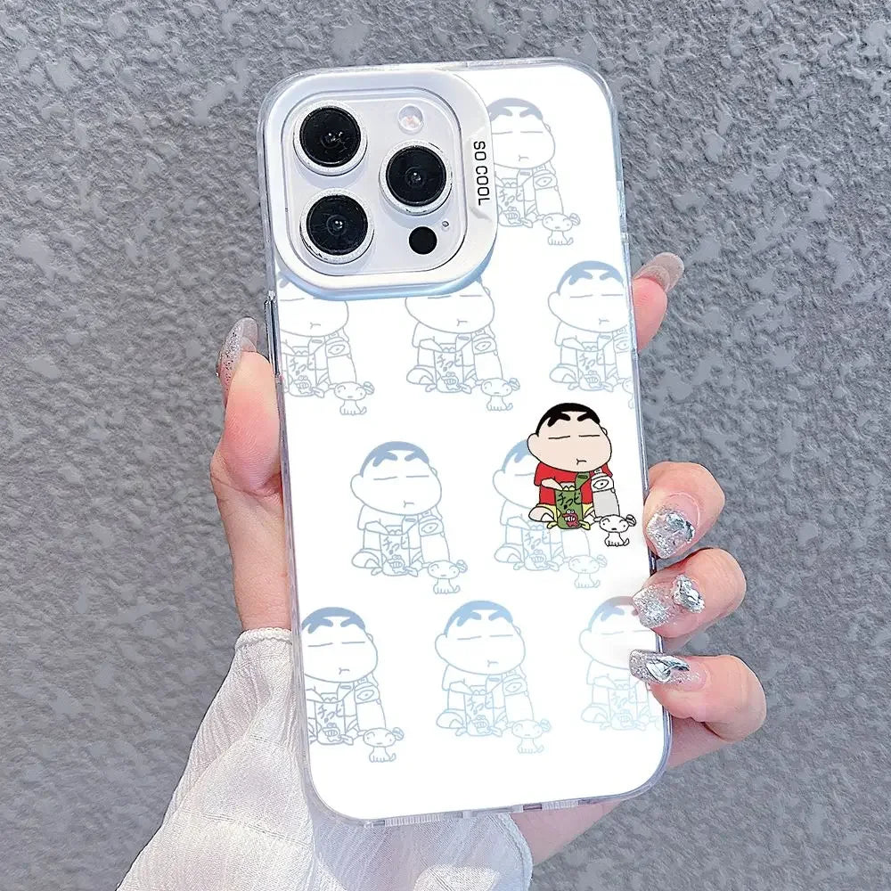 Funny Shin Chan Colorful iPhone Case