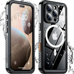 IP68 Waterproof Full-Body Case for iPhone with MagSafe Protection