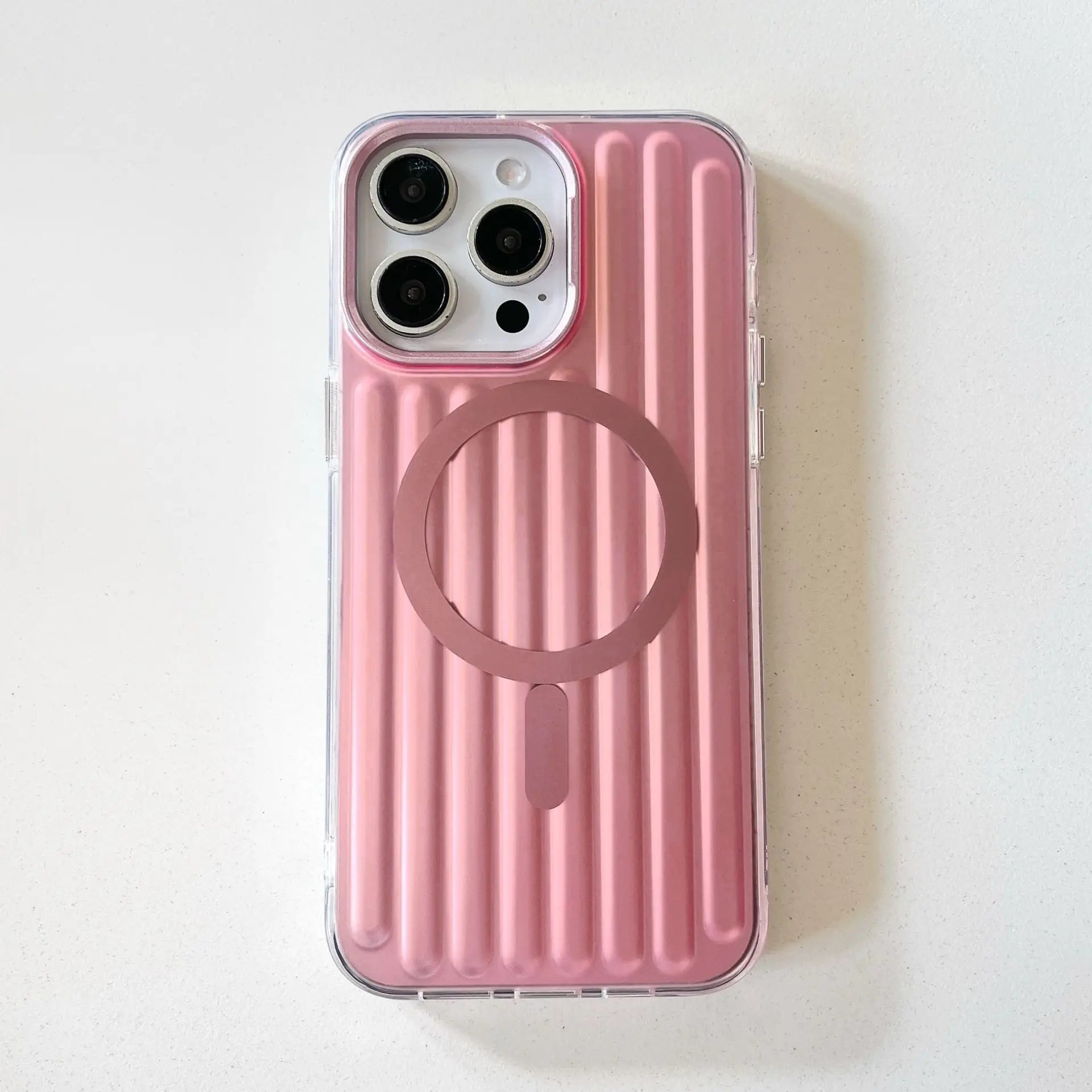 3D Corrugated Stripe Magnetic Phone Case