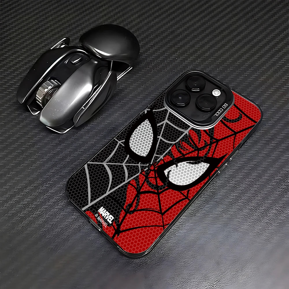 Spider-Net Black Red iPhone Case